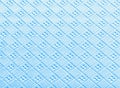 Closeup view of a light blue surface carved like a rhombus - good for background