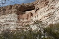 A closeup view of Montezuma Castle National Monument Royalty Free Stock Photo