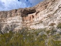 A closeup view of Montezuma Castle National Monument Royalty Free Stock Photo