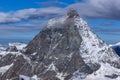 Closeup view of mount Matterhorn, Alps, Switzerland Royalty Free Stock Photo