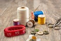 Sewing kit Royalty Free Stock Photo