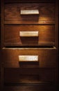 Four Wooden Drawers