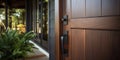 A Closeup View Of An Open Front Door Welcoming Viewers To A New Home Or Inviting Them To Explore Bey