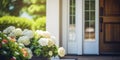 A Closeup View Of An Open Front Door Welcoming Viewers To A New Home Or Inviting Them To Explore Bey