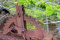 Rusted Machinery Closeup Royalty Free Stock Photo