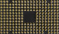 CPU Pin Grid Array - Close Angled - Bottom of Computer Microprocessor