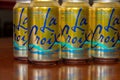 Closeup View of Several Cans of La Croix