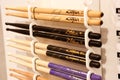 Zildjian drumsticks Royalty Free Stock Photo