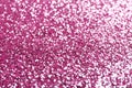 Closeup view of sparkling pink glitter