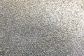 Closeup view of sparkling silver glitter