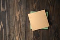 Closeup view of a stack of empty notepaper