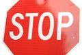 Closeup Stop Sign