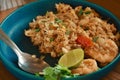 Closeup view of a thai style fried rice Royalty Free Stock Photo