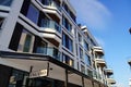 Closeup view to new modern apartments at Kalamaja Royalty Free Stock Photo