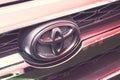 Toyota emblem Royalty Free Stock Photo