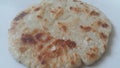 Closeup view of of traditional home made bread called Jawar roti or bhakri Royalty Free Stock Photo