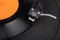 Closeup of vintage record player Royalty Free Stock Photo