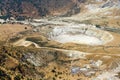 Closeup of a volcano on Nisyros, Greece Royalty Free Stock Photo