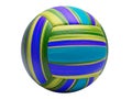 Closeup of a volley ball without shadow Royalty Free Stock Photo