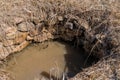 Water well at remains of old fortress