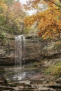 Closeup of Waterfall at Cloudland Canyon State Park, Georgia, USA Royalty Free Stock Photo