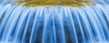 Closeup waterfall on a mountain river