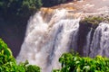 Closeup Waterfalls, Iguassu Falls in Brazil