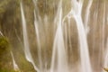 Closeup waterfalls of Plitvice National Park
