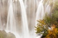 Closeup waterfalls of Plitvice National Park