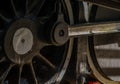 Wheels steam engine locomotive