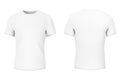 Closeup White Blank T-Shirt with Empty Space for Yours Design. 3