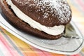 Whoopie pie chocolate cake Royalty Free Stock Photo