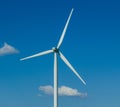 Closeup of Windmill Turbine and Blades Royalty Free Stock Photo