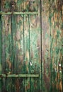 Closeup Of Wood Planks With Peeling Paint, Texture Background