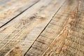 Closeup wooden planks of fence, board background with diagonal l Royalty Free Stock Photo