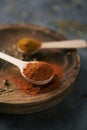 Red curry powder and regular curry powder