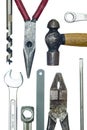 Closeup of work tools Royalty Free Stock Photo