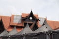 Closeup of "Menara Taming Sari" building in Melaka city, Malaysia