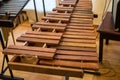 Closeup xylophone and mallets