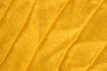 Closeup of yellow organic cotton