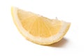 Closeup of yellow sliced lemon Royalty Free Stock Photo