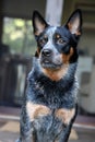Young Blue Heeler pup Royalty Free Stock Photo
