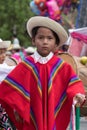 Closeup of a young indigenous boy