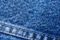 Closeupof a denim jeans texture Royalty Free Stock Photo