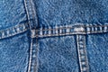 Closeupof a denim jeans texture Royalty Free Stock Photo