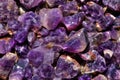 Closeups of Canadian Amethysts when wet