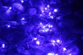Rock river blue lights 5687 Royalty Free Stock Photo