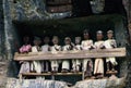 CloseupTau-tau effigies of the dead, Tana Toraja, Sulawesi, Indonesia