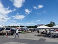 Closing time of The Cloverdale Flea Market in Surrey Royalty Free Stock Photo