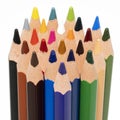 Closup view of colored pencil Royalty Free Stock Photo
